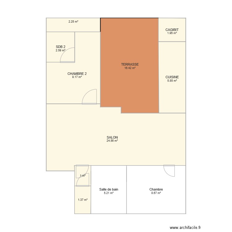 Loft 2. Plan de 0 pièce et 0 m2