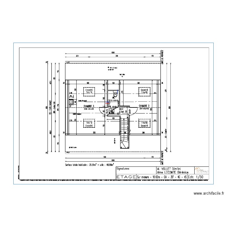 VOLLET HYDRAULIQUE ETAGE. Plan de 0 pièce et 0 m2