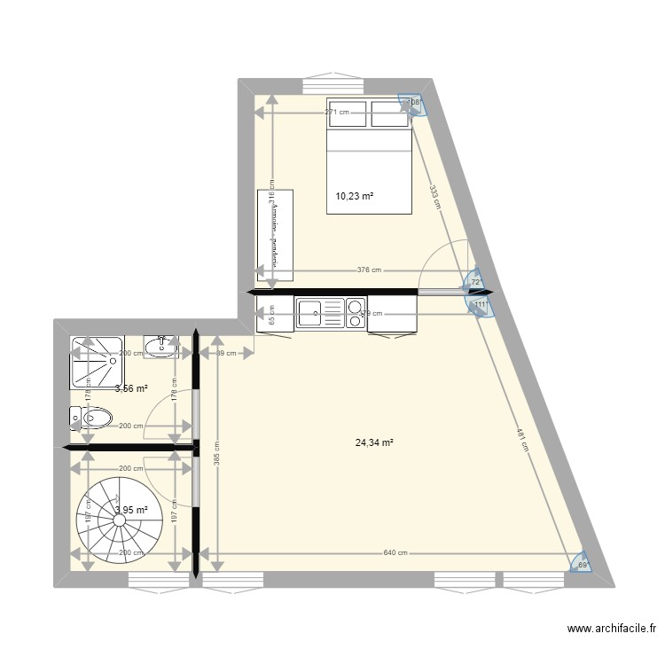 2eme etage Callac. Plan de 0 pièce et 0 m2