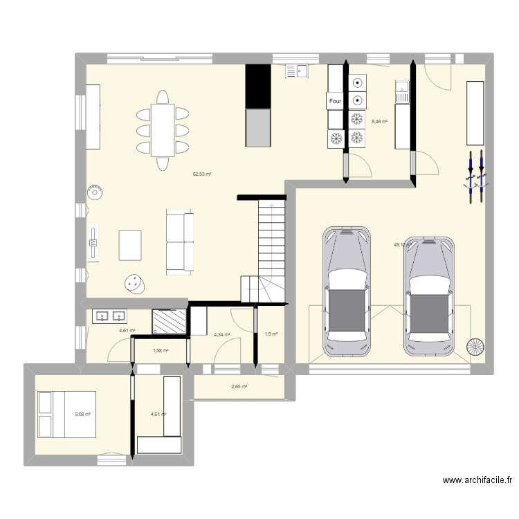 Chloe 3. Plan de 10 pièces et 149 m2