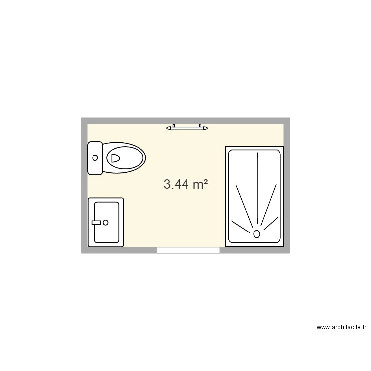 SDB LAVAUD. Plan de 0 pièce et 0 m2