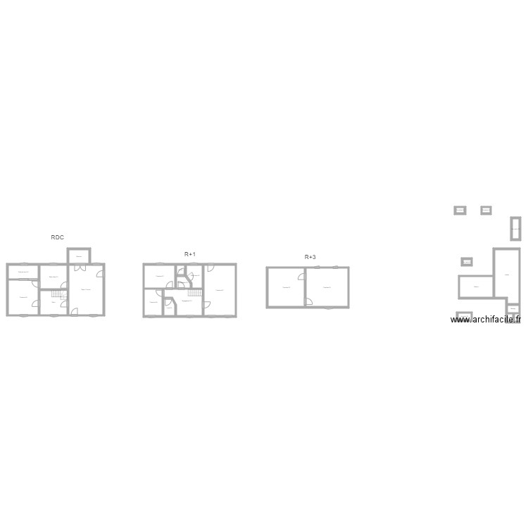 350601055. Plan de 26 pièces et 230 m2