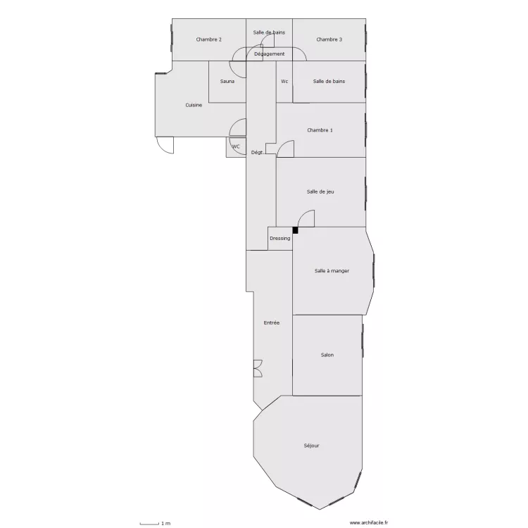 chaussee muette. Plan de 