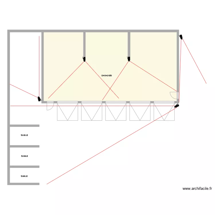 Garages FORIEN SARL. Plan de 