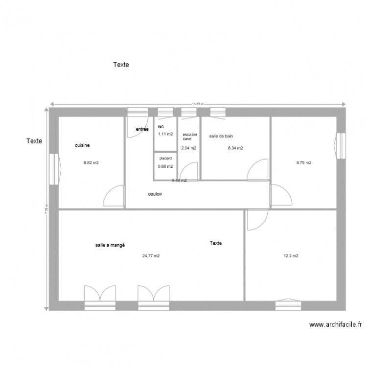 maison origine . Plan de 0 pièce et 0 m2