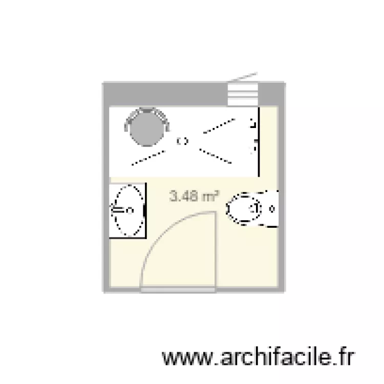 PLAN APRES SDB FAYOLLE. Plan de 