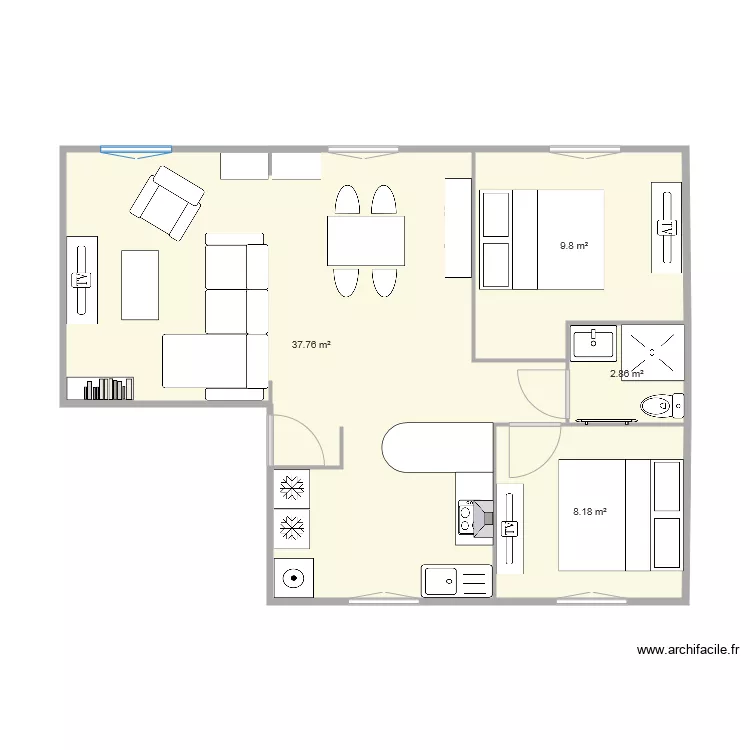 CH&Auml;TEAU. Plan de 