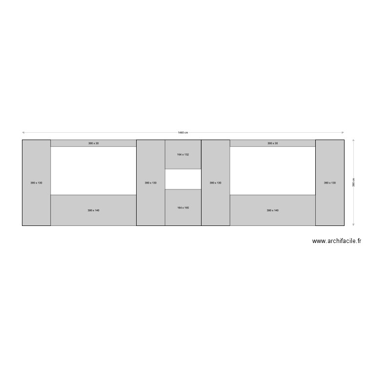 MUR UER Hilton VF. Plan de 0 pièce et 0 m2