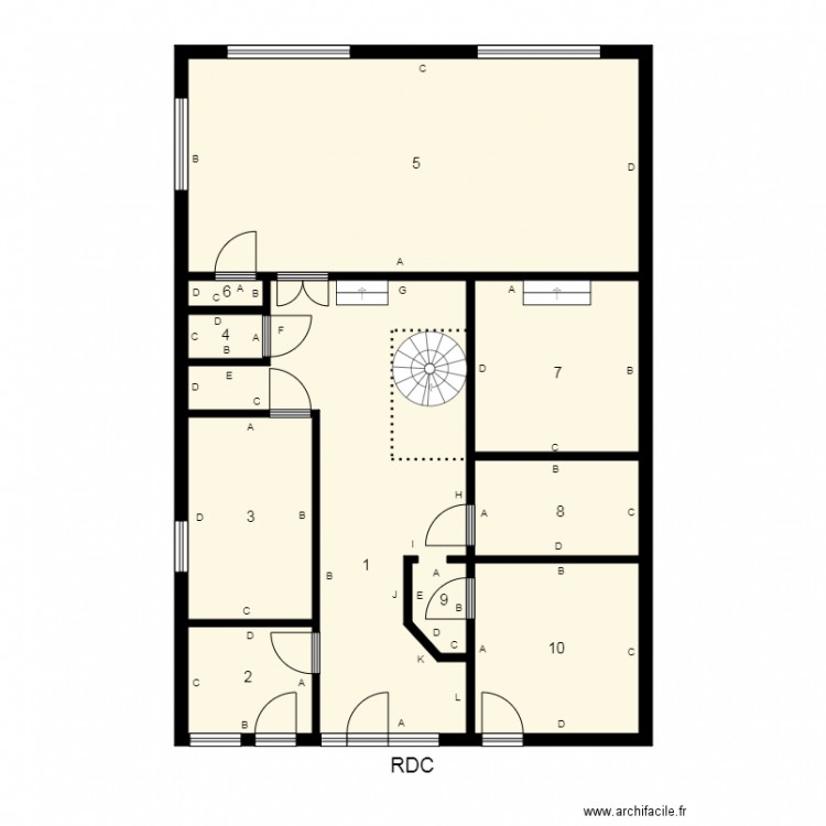 174329 MULLER Plomb. Plan de 0 pièce et 0 m2