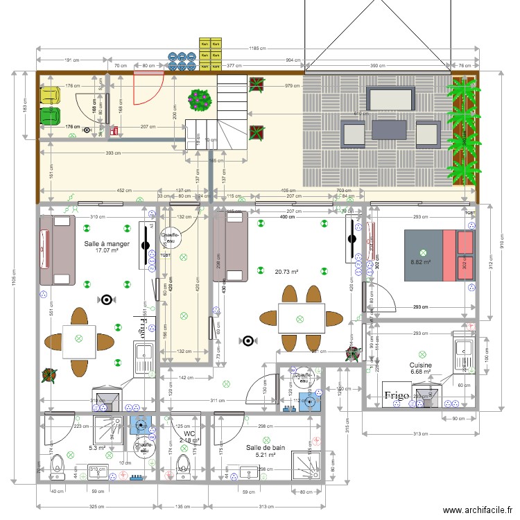 le port rdc. Plan de 0 pièce et 0 m2