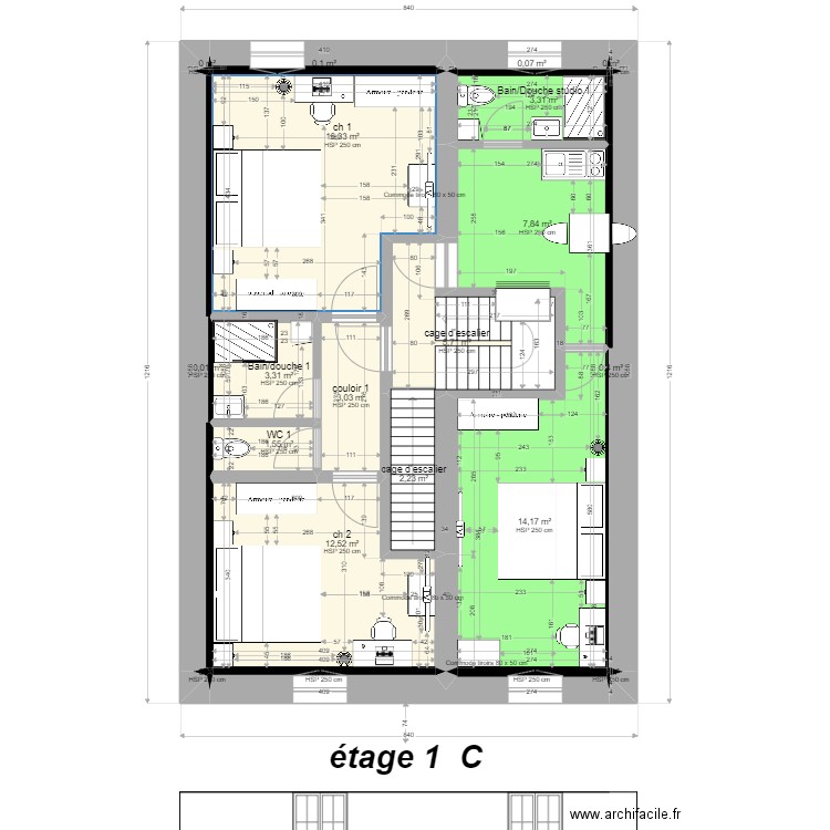 Luxeuil 1° Herriot C. Plan de 0 pièce et 0 m2