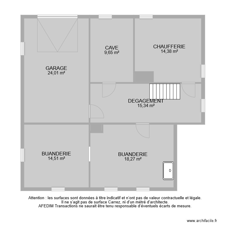 BI 7163 SOUS SOL. Plan de 0 pièce et 0 m2