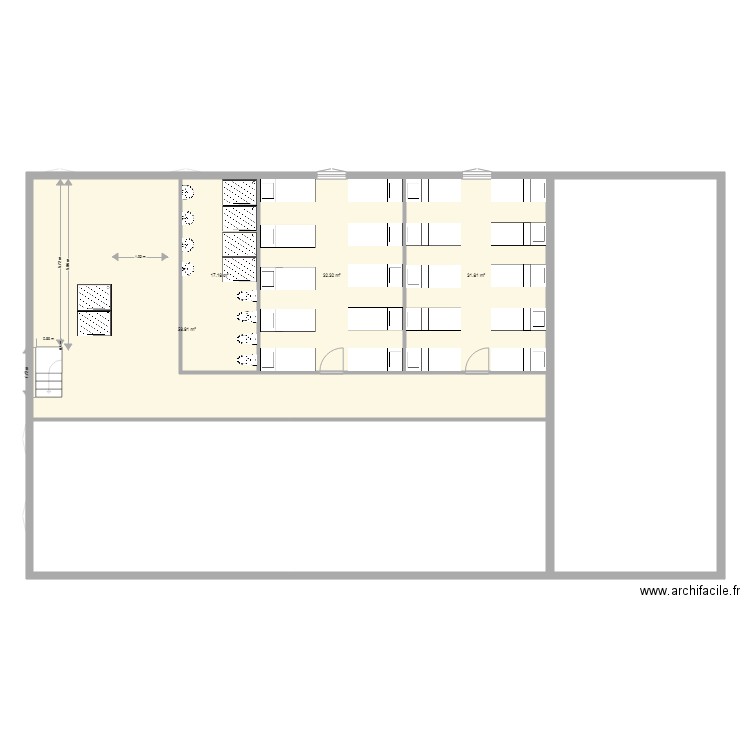 Batiment 1. Plan de 0 pièce et 0 m2