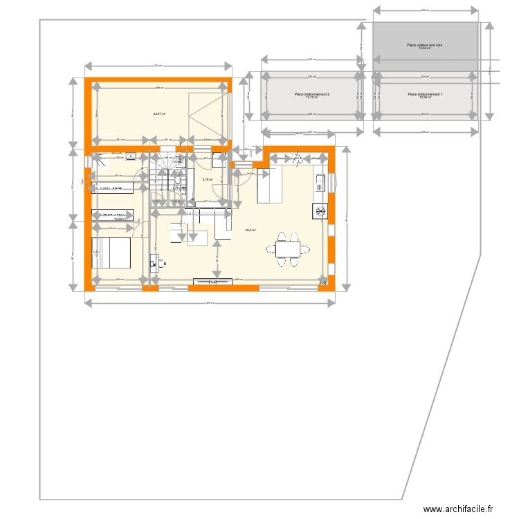 Bernin Laure. Plan de 9 pièces et 141 m2