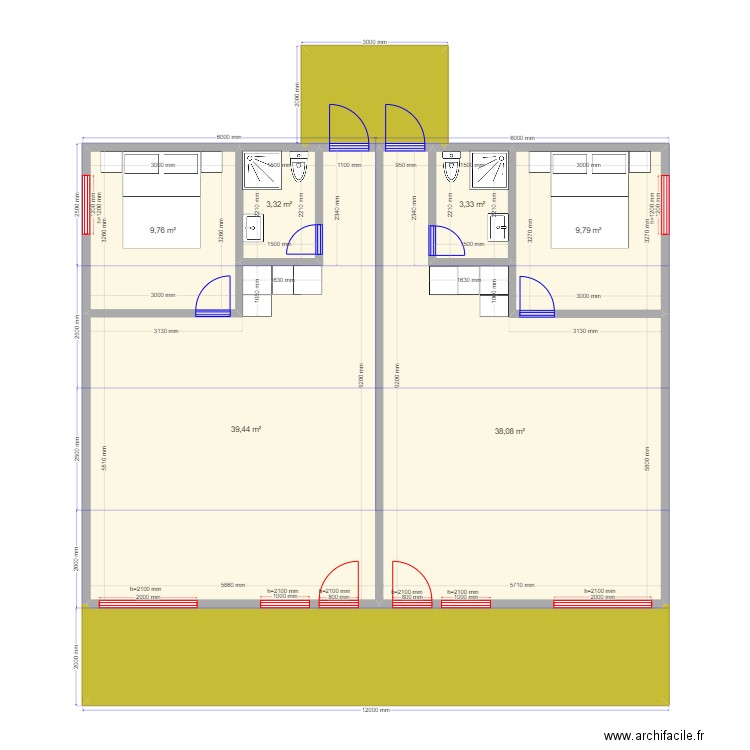 Керчь 7 5 12. Plan de 0 pièce et 0 m2