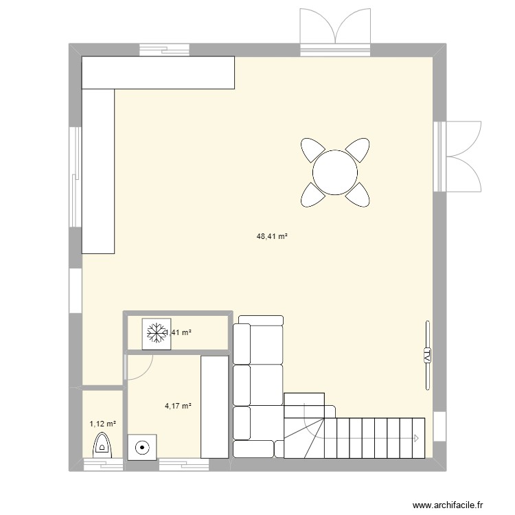 MAISON. Plan de 0 pièce et 0 m2