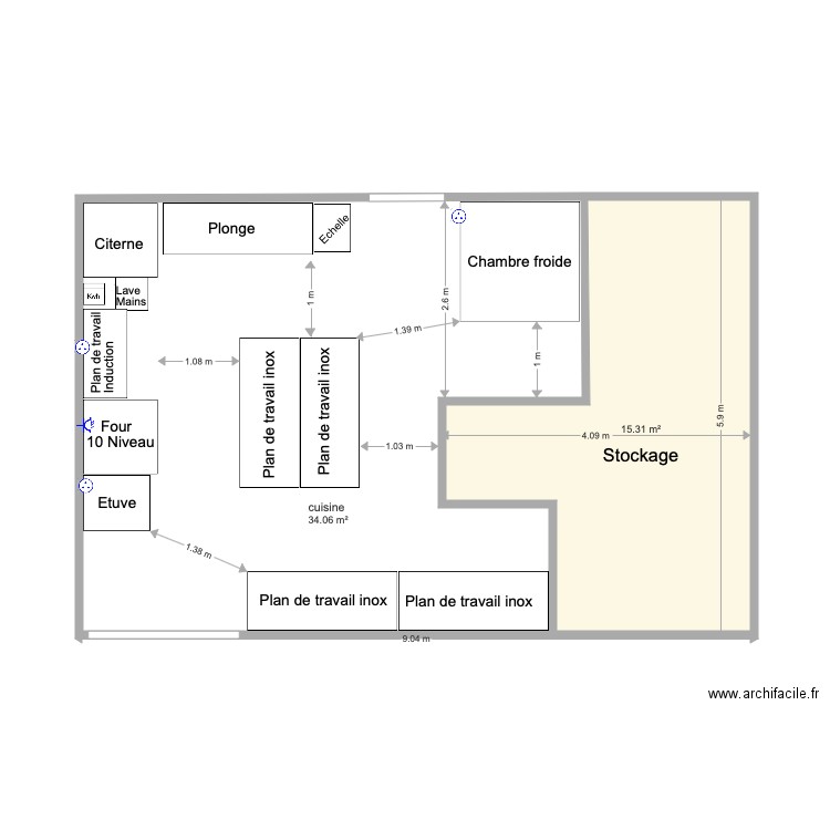 Cuisine Site JOJ2020 v5. Plan de 0 pièce et 0 m2