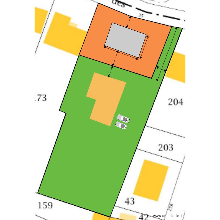 Plan Savigny 2. Plan de 0 pièce et 0 m2