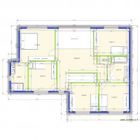 plan maison meublé 