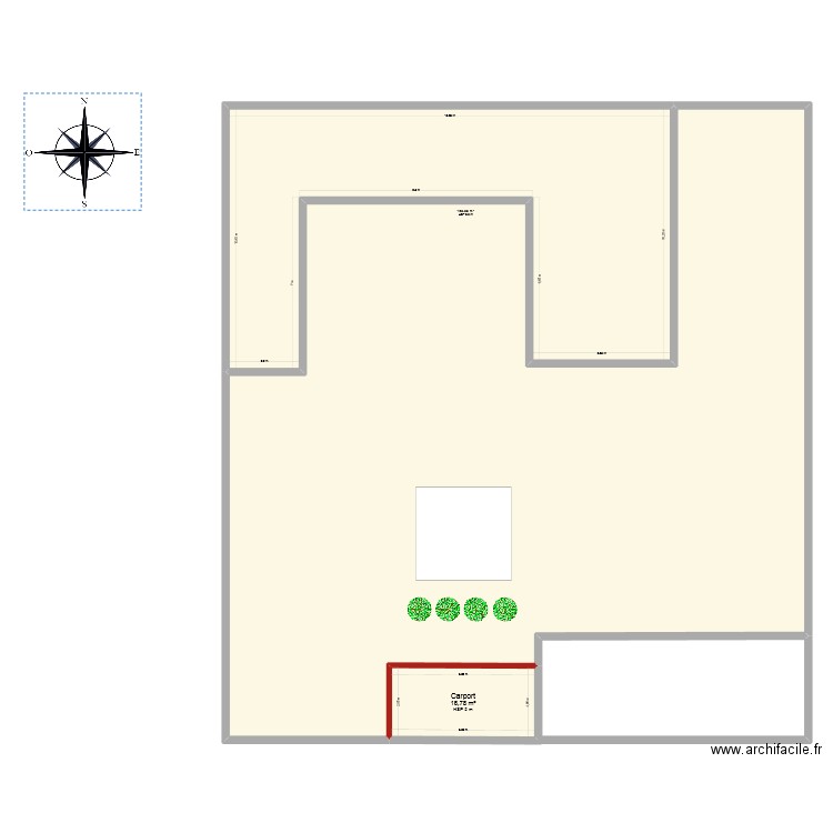 Plan de masse. Plan de 0 pièce et 0 m2