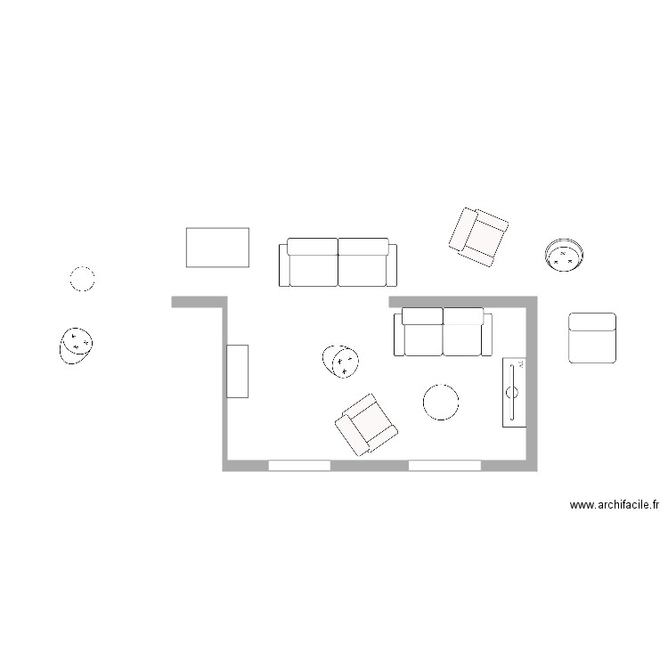 plan salon3. Plan de 0 pièce et 0 m2