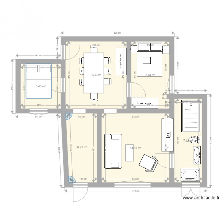 ETAGE 1A. Plan de 0 pièce et 0 m2