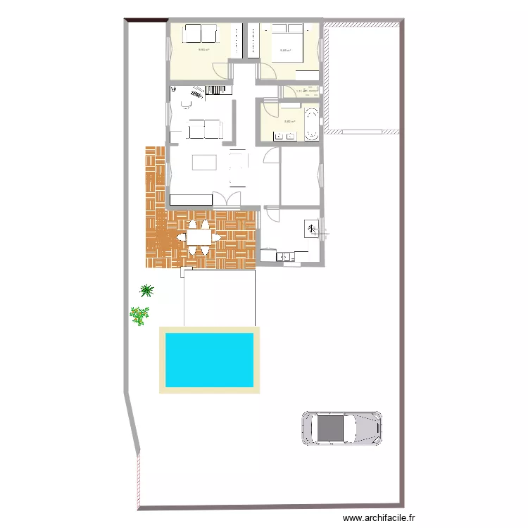 saint gilles. Plan de 