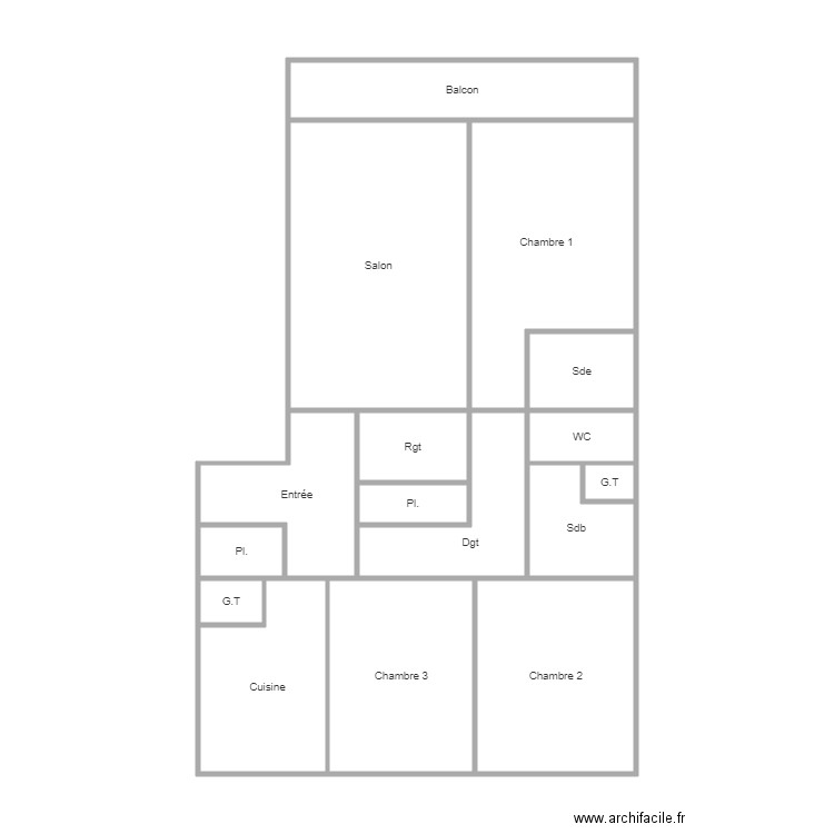 darocha. Plan de 0 pièce et 0 m2