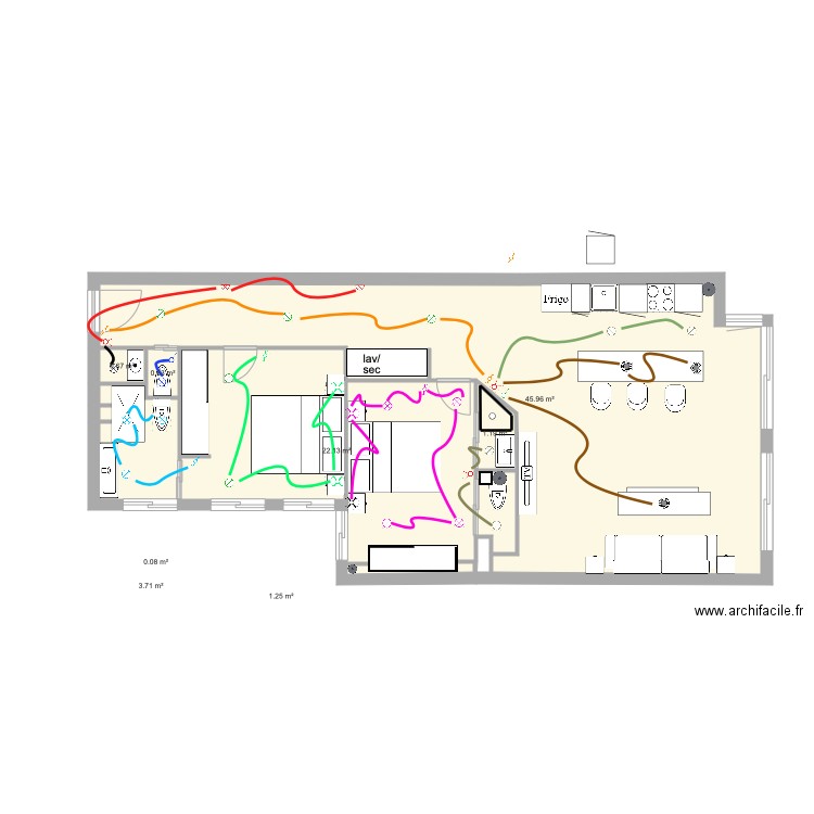 iluminacion  1 jorje juan 21 . Plan de 0 pièce et 0 m2