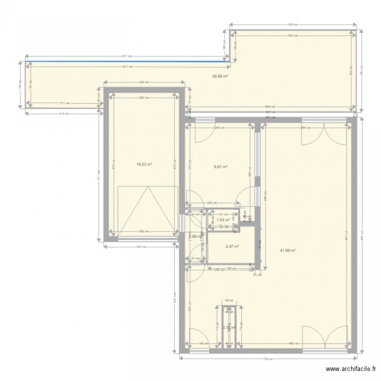 RDC. Plan de 0 pièce et 0 m2