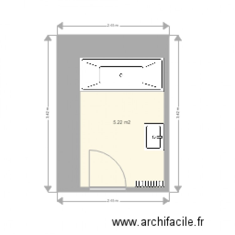 plan pion. Plan de 0 pièce et 0 m2