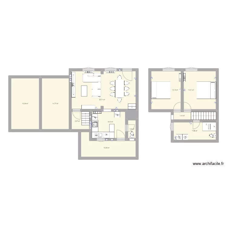 Maison Mito. Plan de 