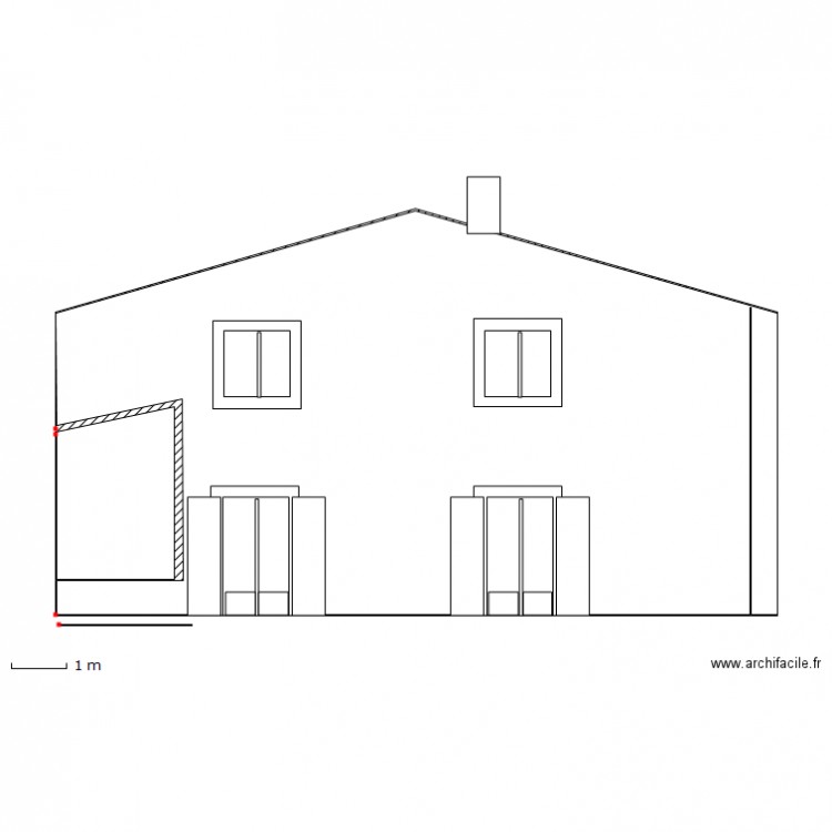 Facade4. Plan de 0 pièce et 0 m2