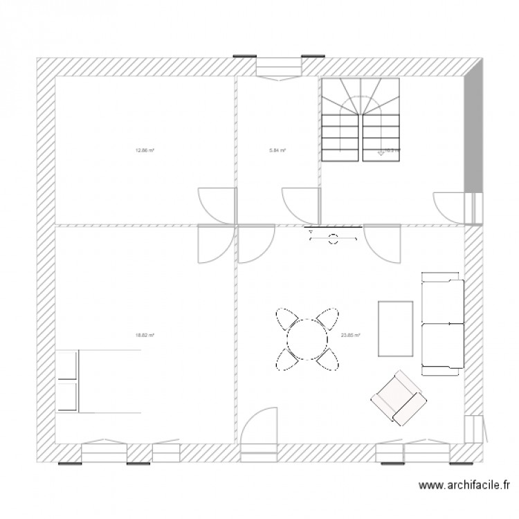 plan mamie vosges. Plan de 0 pièce et 0 m2