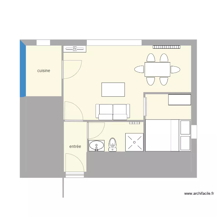 studio st maur modif. Plan de 