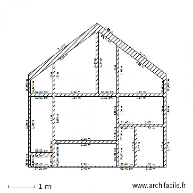 facade suite. Plan de 0 pièce et 0 m2