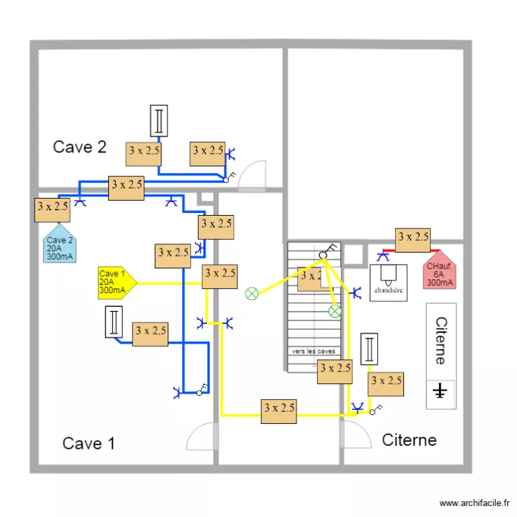 Guillaume plan vierge cave. Plan de 