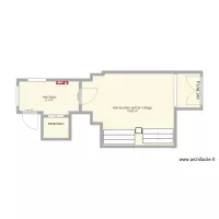 Hall biblio et Hall escalier cental 3e