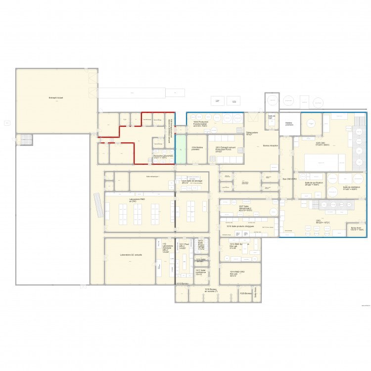 V995 Agrandissement GMP CROCMO 18 000p2  V995. Plan de 0 pièce et 0 m2