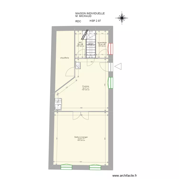 MICHAUD. Plan de MICHAUD. Plan de