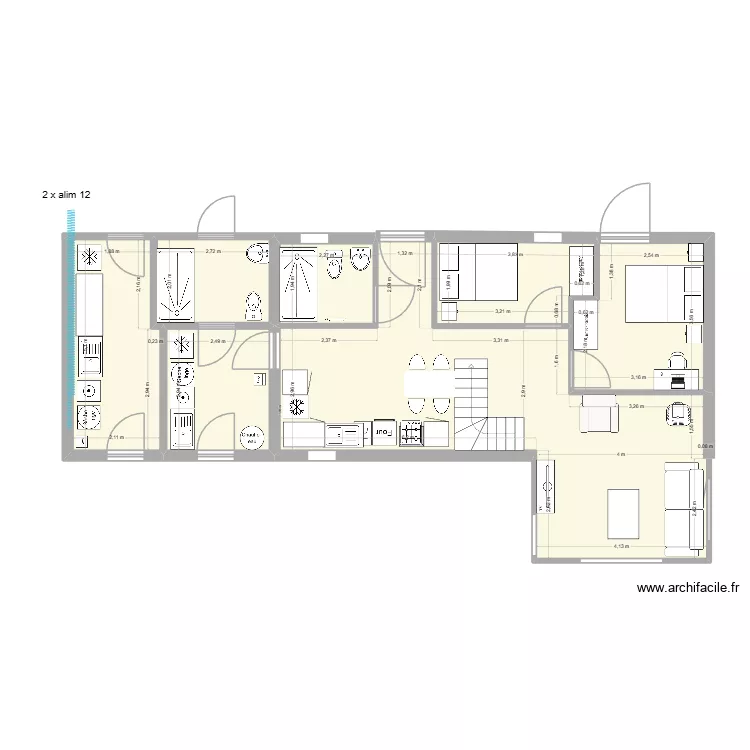 Plan plain pied. Plan de 10 et 135 m² Plan plain pied. Plan de 10 et 135 m²