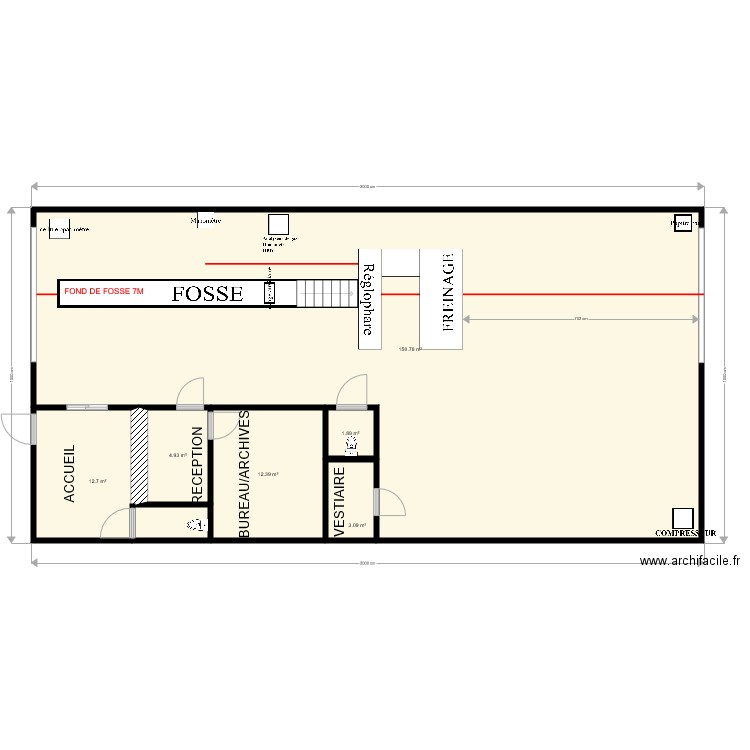 EXEMPLE JEROME. Plan de 0 pièce et 0 m2