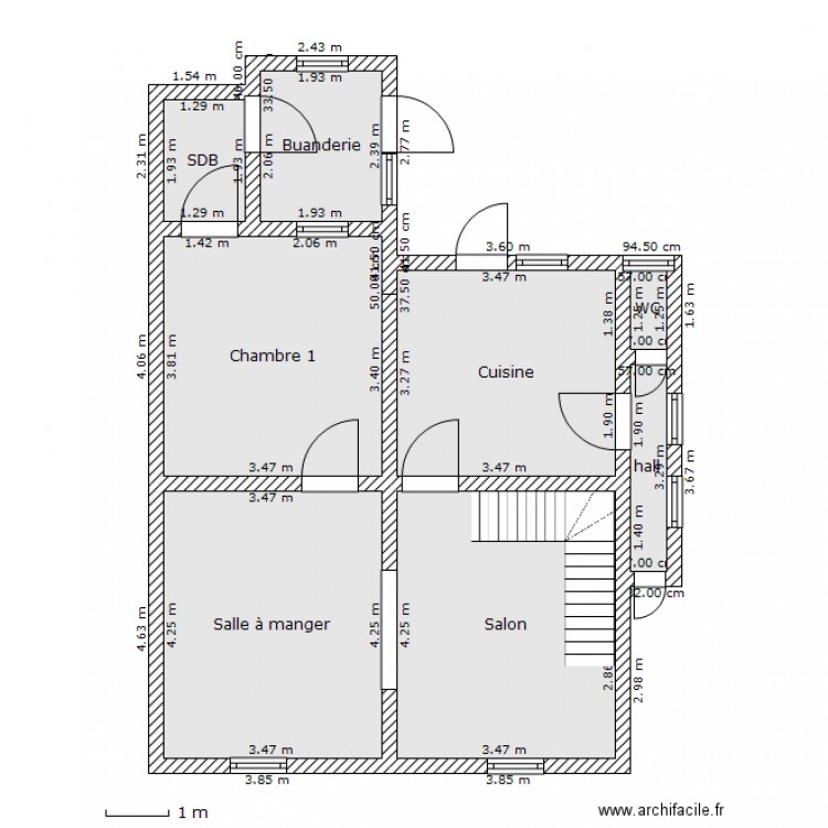 LORON RDC. Plan de 0 pièce et 0 m2