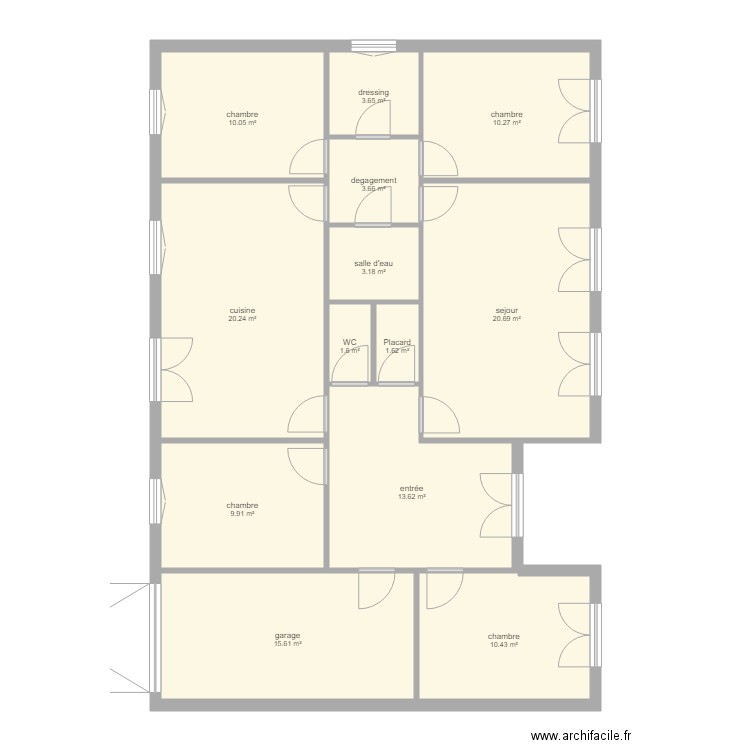 Maison Fuilla 4 chambres. Plan de 0 pièce et 0 m2