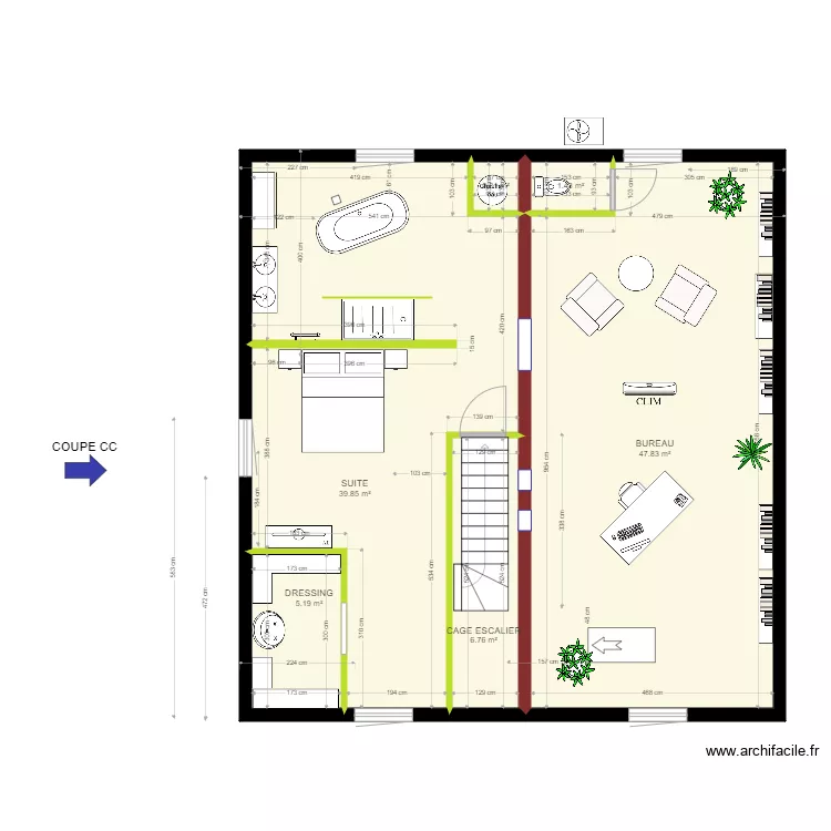 VIVARI. Plan de 