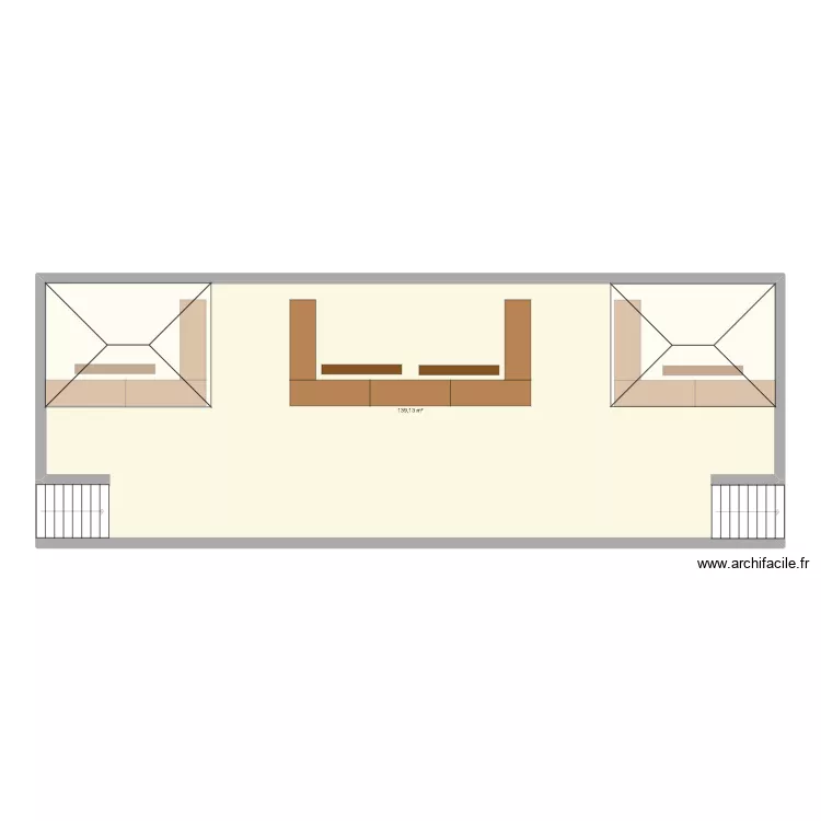 plan terrasse. Plan de 