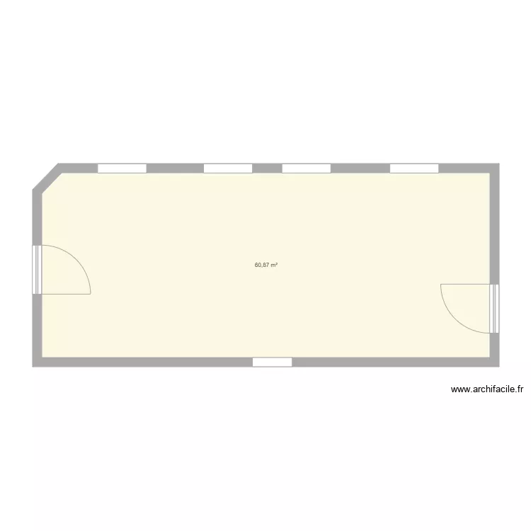 enclos extension. Plan de 