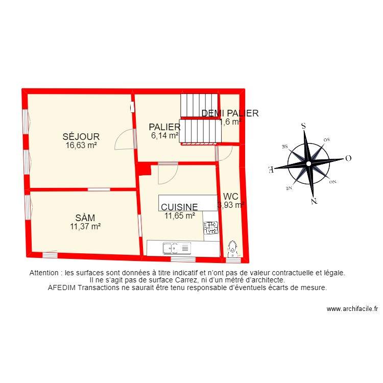 BI 13291 - . Plan de 28 pièces et 203 m2