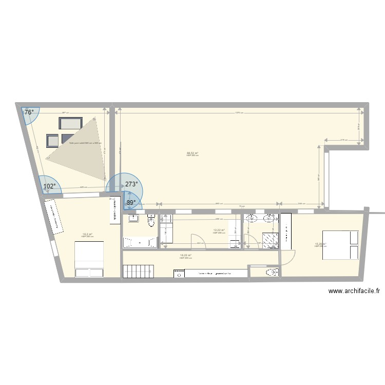 1 mathilde vierge. Plan de 0 pièce et 0 m2