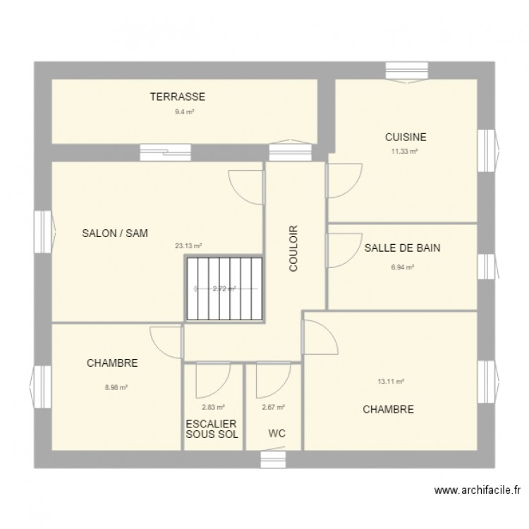 PLAN CREPET. Plan de 0 pièce et 0 m2